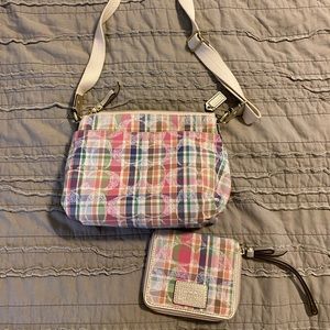 NEW Coach purse & matching wallet